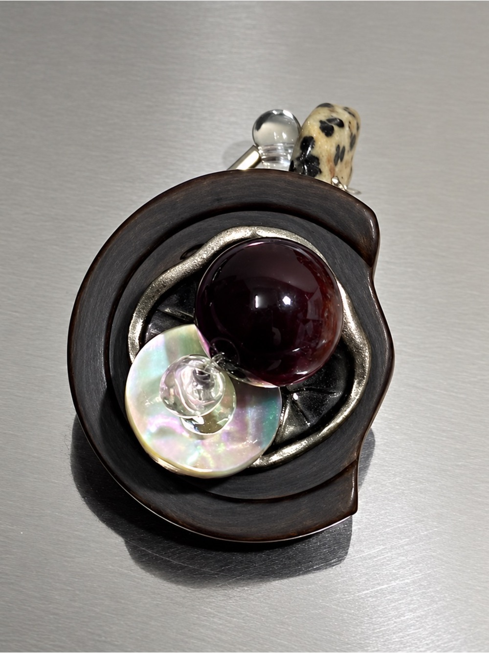 Videmus Omnia Sculptural Tiger Eye Statement Ring